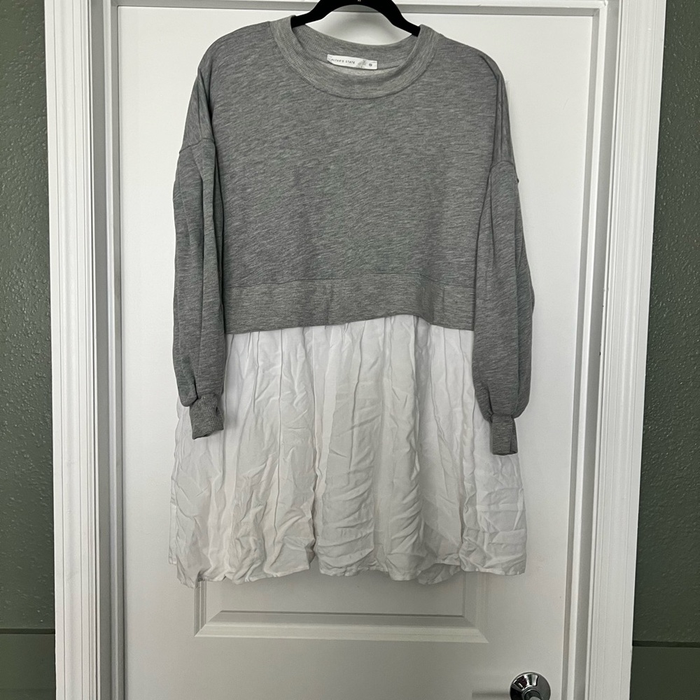 Altar'd State Gray Sweater Dress XS